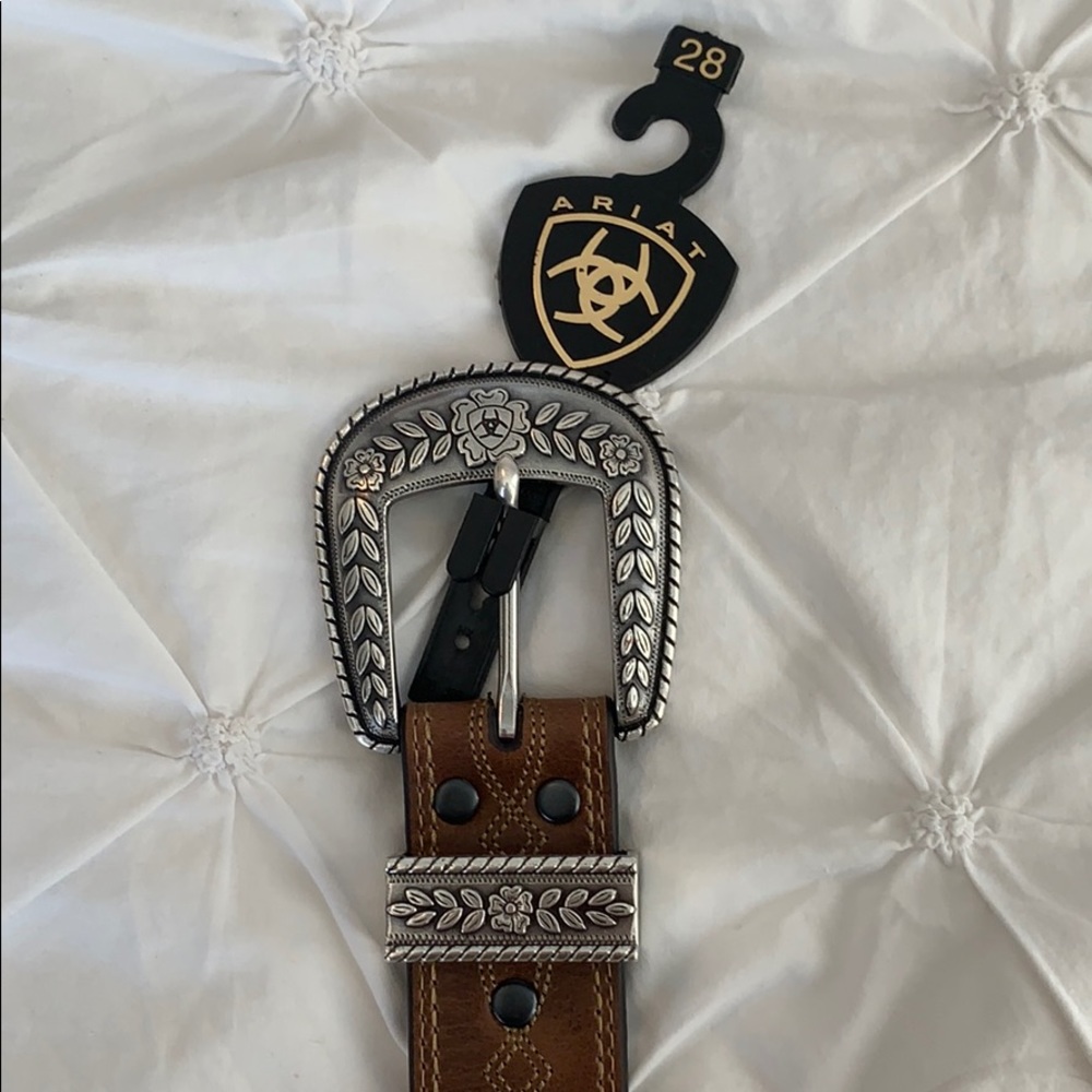 ARIAT | Brown Leather Western Belt